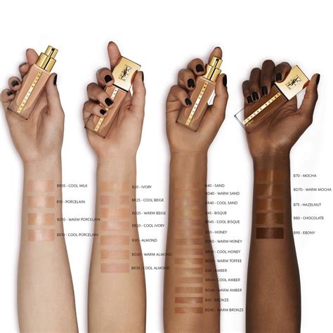 ysl touche eclat foundation shades guide|Altro.